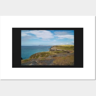 Coastal Scenery - Summer - Porthgain, Pembrokeshire Posters and Art